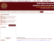 Tablet Screenshot of kvbsfbaikunthpur.net